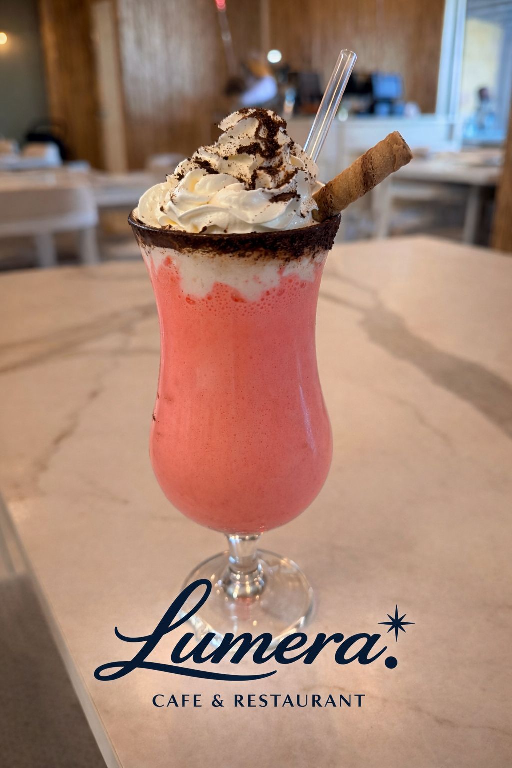 Çilekli milkshake