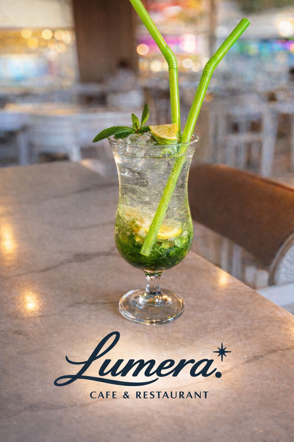 Yeşil elma mojito